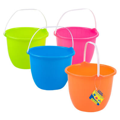 plastic bucket- 8.6 - 4 assortments -- 48 per case