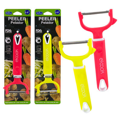 kitchen and co peeler- 6.6 - 2 assorted colors -- 48 per case