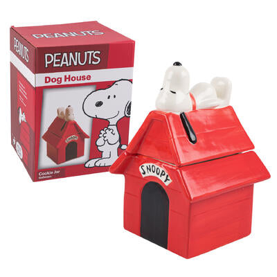 snoopy dog house cookie jar- 11 -- 1 per case