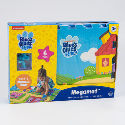 blues clues 6pc foam megamat- 28x19 -- 6 per case