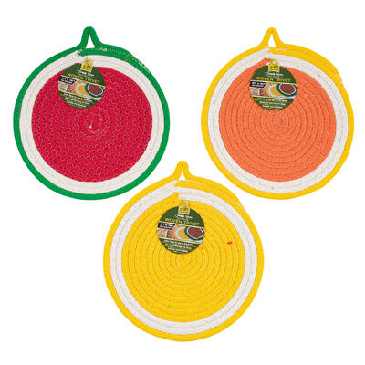 simply home trivet- 9.8 - 3 assortments -- 48 per case
