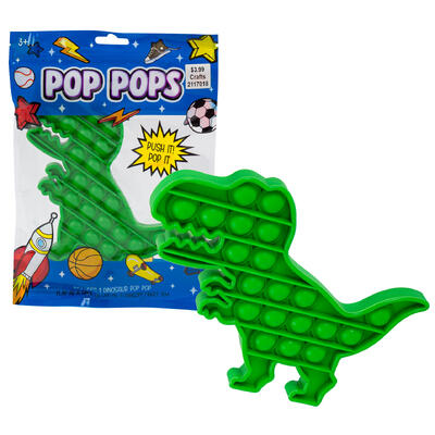 dinosaur bubble popper toy -- 12 per case