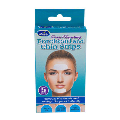 all pure 5pc forehead chin strips -- 48 per case