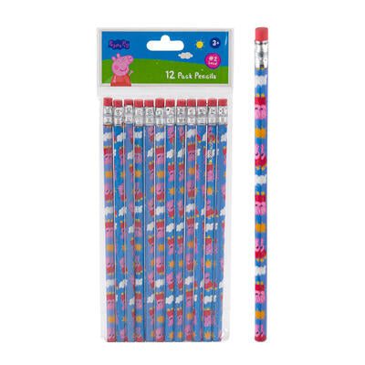 peppa pig 12ct pencils -- 48 per case