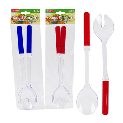 mr. handy 2pc salad spoon- 11.8 - 2 assortments -- 48 per case