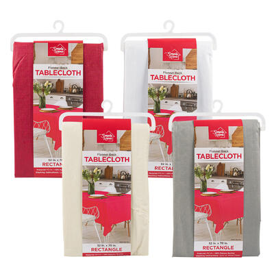 simply home tablecloth- 52x70 - 4 assortments -- 24 per case