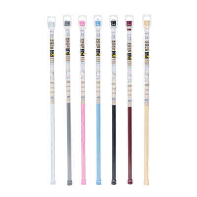 spring tension curtain rod- 41 -76 - 7 assortments -- 24 per case