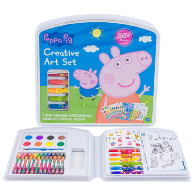 peppa pig 50pc art set -- 6 per case