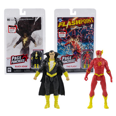 dc action figure w comic book- 3 - 2 assortments -- 6 per case