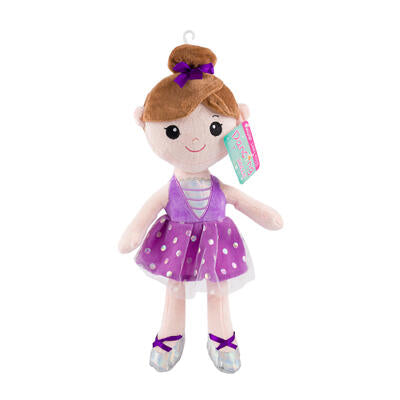 ballerina plush karen auburn hair rag doll- 16 -- 24 per case
