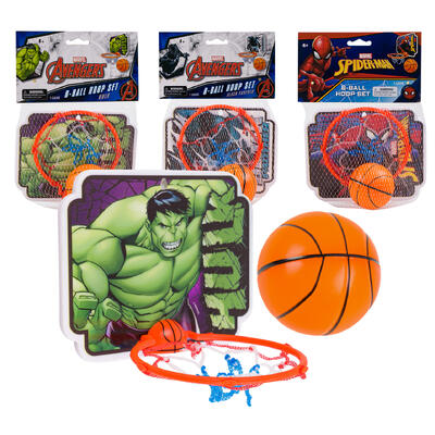 marvel ball hoop set playset- 6.4 x9 -- 144 per case