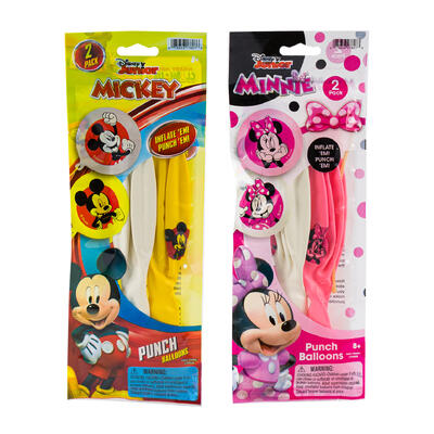 mickey and minnie mouse 2pk punch balloon- 12 -- 24 per box