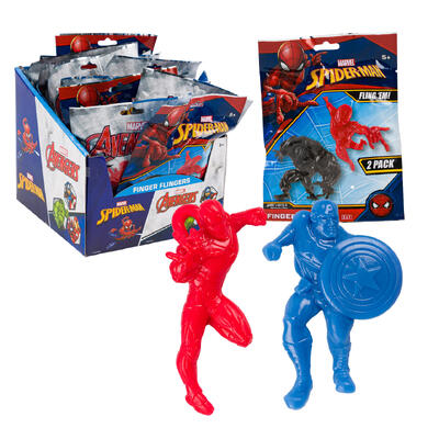 marvel finger flingers- 5 x7 - 3 assortments -- 24 per box