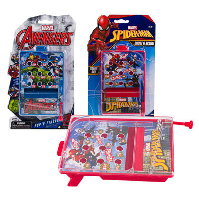 marvel pop and pinball game- 6 x10 - 2 assortments -- 24 per box