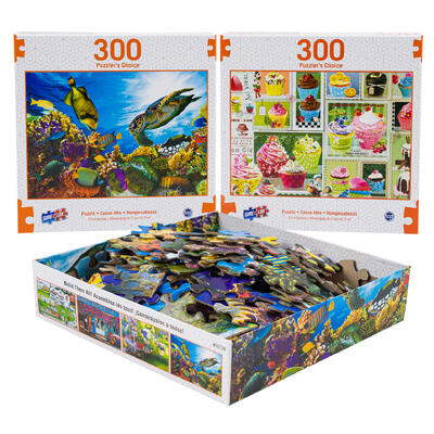 puzzler s choice 300pc puzzle- 2 assortments -- 6 per case