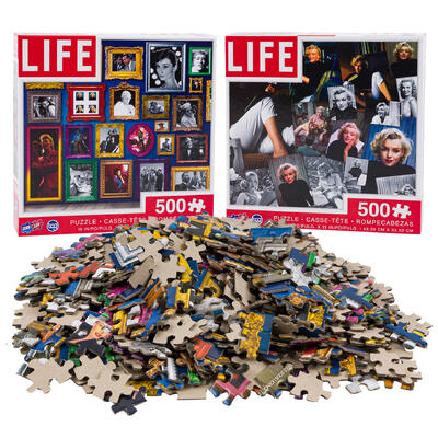 life magazine collection 500pc puzzle- assorted -- 6 per case