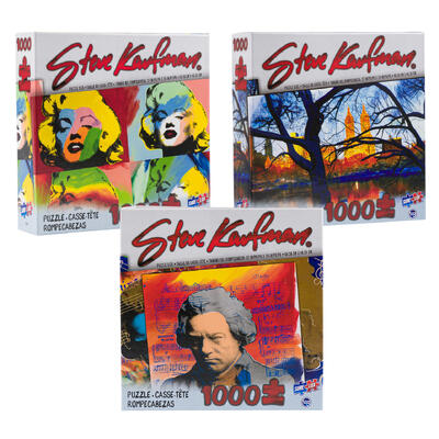 1000pc steve karfman puzzzle- 3 assortments -- 6 per case