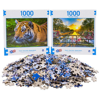 fantastic photos 1000pc puzzle- 2 assortments -- 6 per case