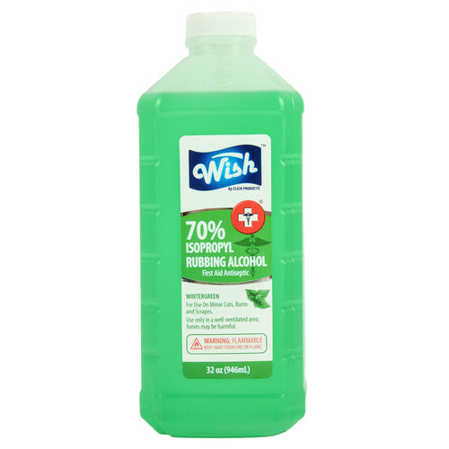 rubbing alcohol 70 32oz white -- 12 per case