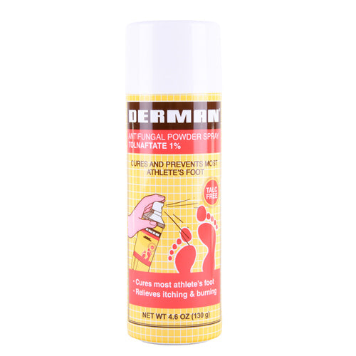 derman antifungal powder spray 4.6 oz -- 3 per box