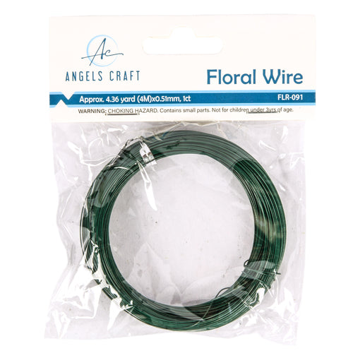 angels craft floral wire flr091 -- 12 per box