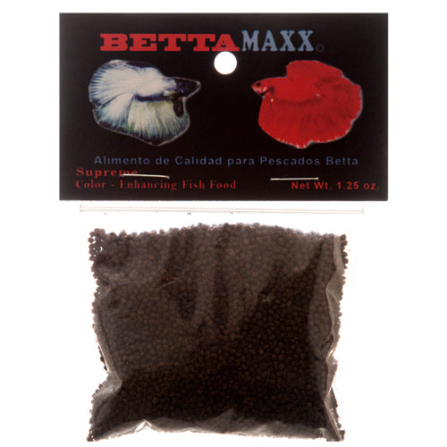 betta fish food maxx 1.25oz  -  -- 25 per box