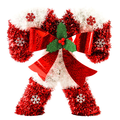 hx xm 3d tinsel candy cane -- 8 per case