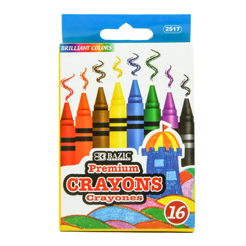 crayon 16 ct premium -- 24 per box