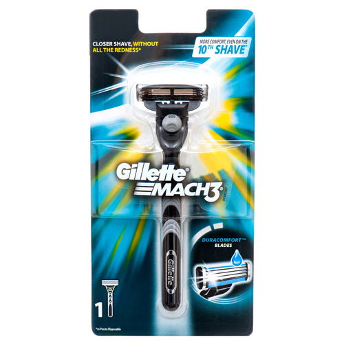 gillette mach3 blister 1pc -- 6 per box