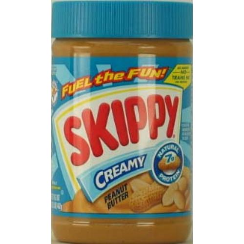 skippy creamy 16.3z 1y -- 12 per case