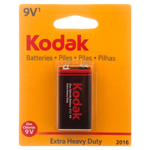 kodak battery 9v 1pk hvy duty -- 12 per box