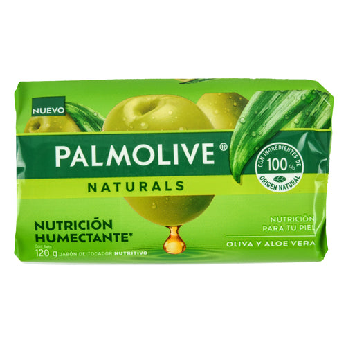 palmolive nat bar soap oliva y aloe vera 120g -- 72 per case