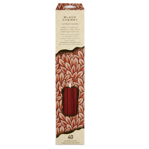incense black cherry sticks 40 ct -- 6 per box