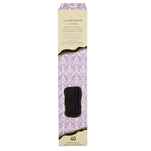 incense lavender sticks 40 ct -- 6 per box