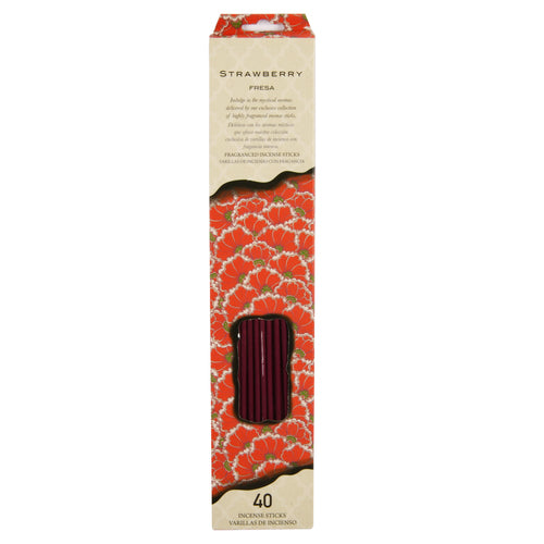 incense strawberry sticks 40 ct -- 6 per box