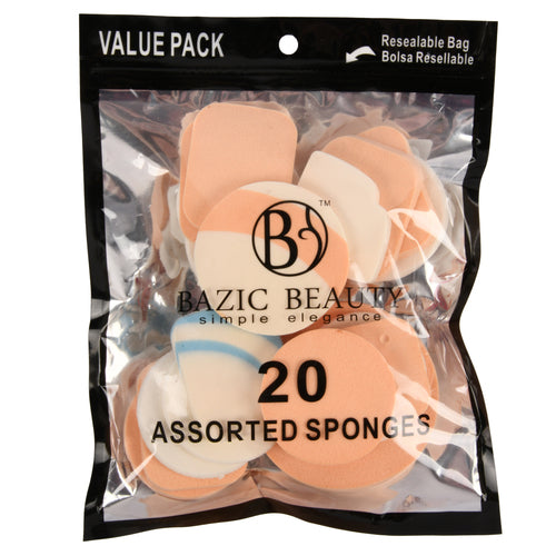 beauty make up blender sponge 20 pk -- 12 per box