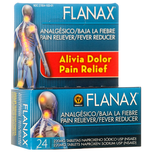 flanax pain releif 24 tablets -- 24 per case