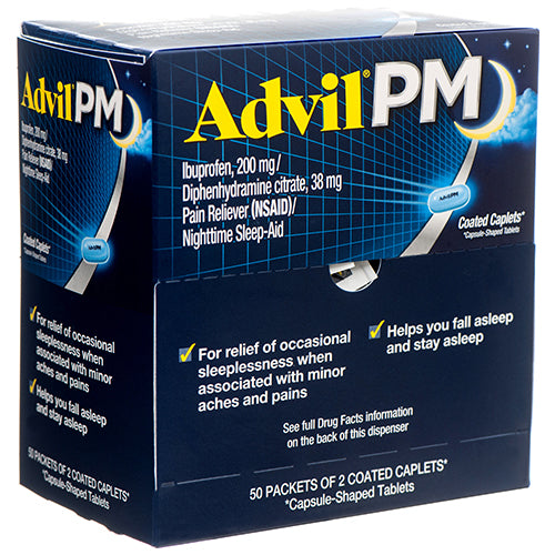 advil pm - 50 count - 1200 per case -- 50 per box