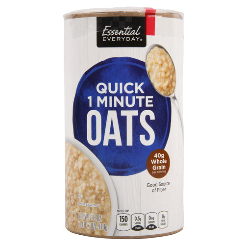 essential everyday quick oats 18 oz -- 12 per case