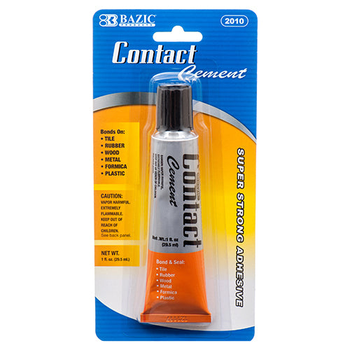 #bazic glue contact cement - - aa pack -- 24 per box