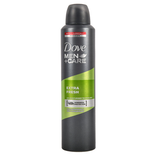 dove men body spray extra fresh 250 ml -- 6 per case