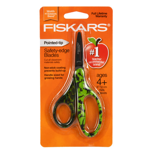 fiskars kids scissors pointed tip -- 6 per box