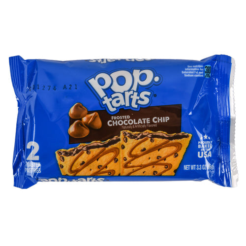 kelloggs poptarts frosted chocolate chip 3.3 oz -- 6 per box