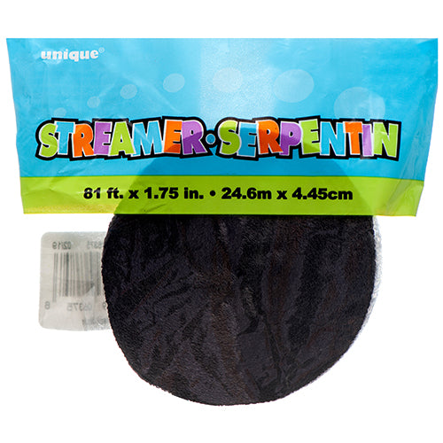 streamer black #6375 - 1.75inx81ft - -- 12 per box