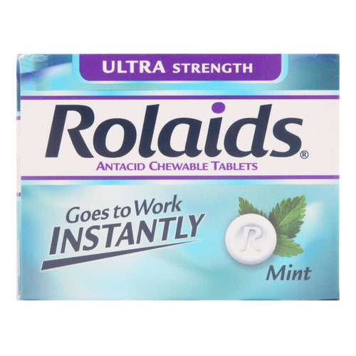 rolaids ultra strong mint tablet 10 ct -- 12 per box