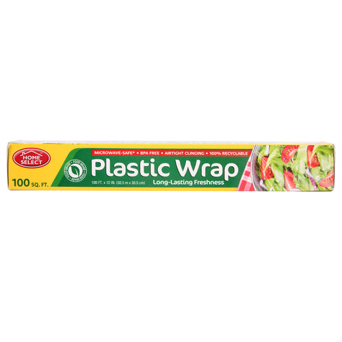 home select plastic wrap 100 sq ft -- 12 per case
