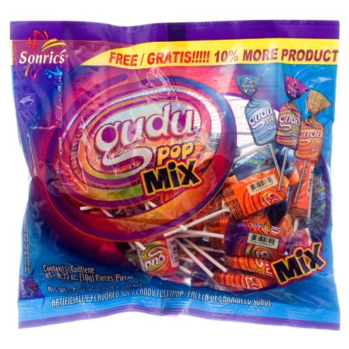 sonrics gudu pop mix 15.8z -- 15 per case