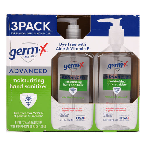 germ x hand sanitizer 12oz 3pk set -- 6 per case
