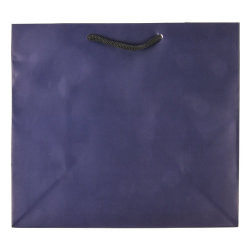 gift bag wide large solid black -- 12 per box