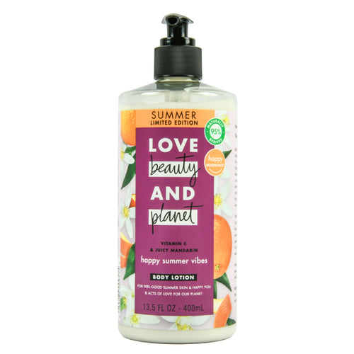 love beauty lotion vitamin c juicy mandarin 13.5 oz -- 4 per case